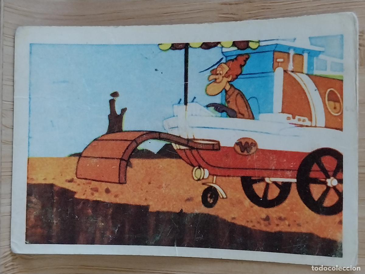 Colecionismo Cromos antigos: AUTOS LOCOS A&Ntilde;O 1972 FHER CROMO 34 ** RECUPERADO ORIGINAL