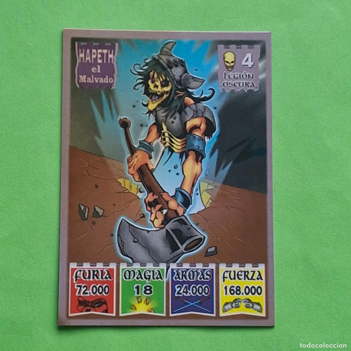 Collectable Antique Stickers: BOLLYCAO - BOLLY KAOS - THE LEGEND - LEGION OSCURA N&ordm; 4 - HAPETH EL MALVADO