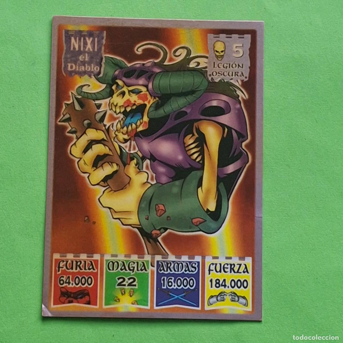 Coleccionismo Cromos antiguos: BOLLYCAO - BOLLY KAOS - THE LEGEND - LEGION OSCURA N&ordm; 5 - NIXI EL DIABLO