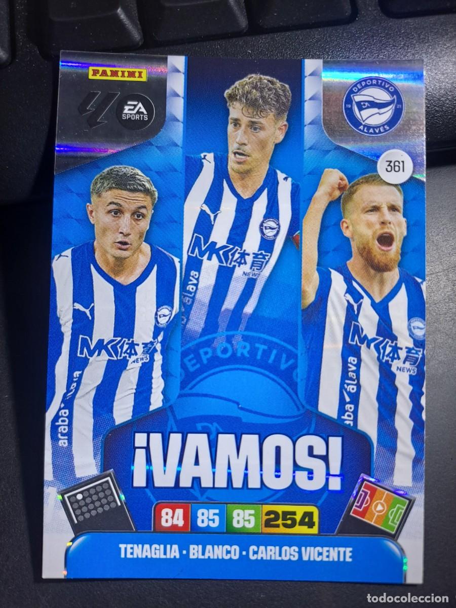 Coleccionismo Cromos antiguos: ADRENALYN XL TENAGLIA BLANCO CARLOS VICENTE VAMOS 361 ALAVES CROMO LIGA 2025 2026 25 26 PANINI