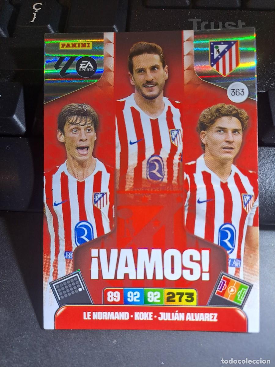 Collectionnisme Cartes &agrave; collectionner anciennes: ADRENALYN XL LE NORMAND KOKE JULIAN ALVAREZ VAMOS 363 ATLETICO DE MADRID LIGA 2025 2026 25 26 PANINI