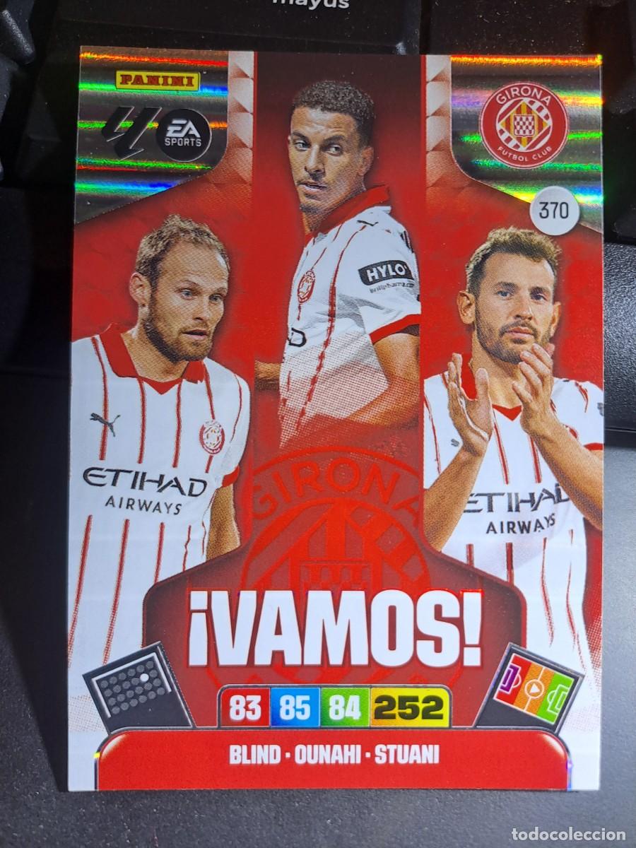 Coleccionismo Cromos antiguos: ADRENALYN XL BLIND OUNAHI STUANI VAMOS 370 GIRONA CROMO LIGA 2025 2026 25 26 PANINI