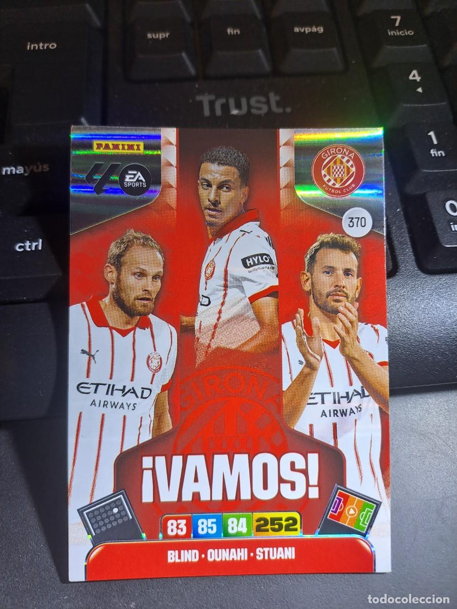 Coleccionismo Cromos antiguos: ADRENALYN XL BLIND OUNAHI STUANI VAMOS 370 GIRONA CROMO LIGA 2025 2026 25 26 PANINI