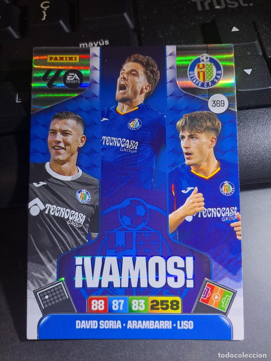 Coleccionismo Cromos antiguos: ADRENALYN XL DAVID SORIA ARAMBARRI LISO VAMOS 369 GETAFE CROMO LIGA 2025 2026 25 26 PANINI