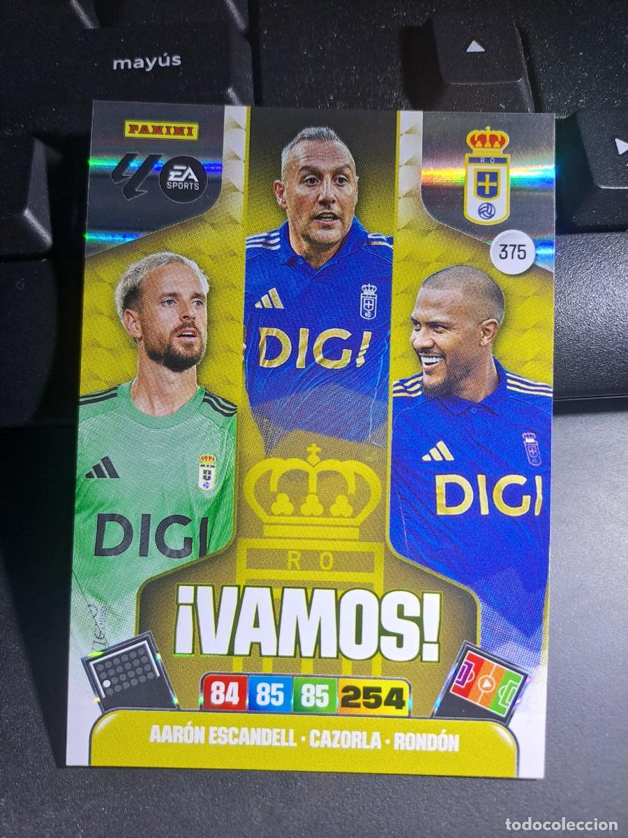 Coleccionismo Cromos antiguos: ADRENALYN XL AARON ESCANDELL CAZORLA RONDON VAMOS 375 OVIEDO CROMO LIGA 2025 2026 25 26 PANINI