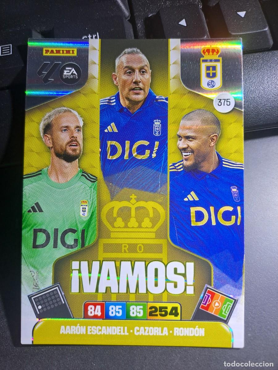 Coleccionismo Cromos antiguos: ADRENALYN XL AARON ESCANDELL CAZORLA RONDON VAMOS 375 OVIEDO CROMO LIGA 2025 2026 25 26 PANINI