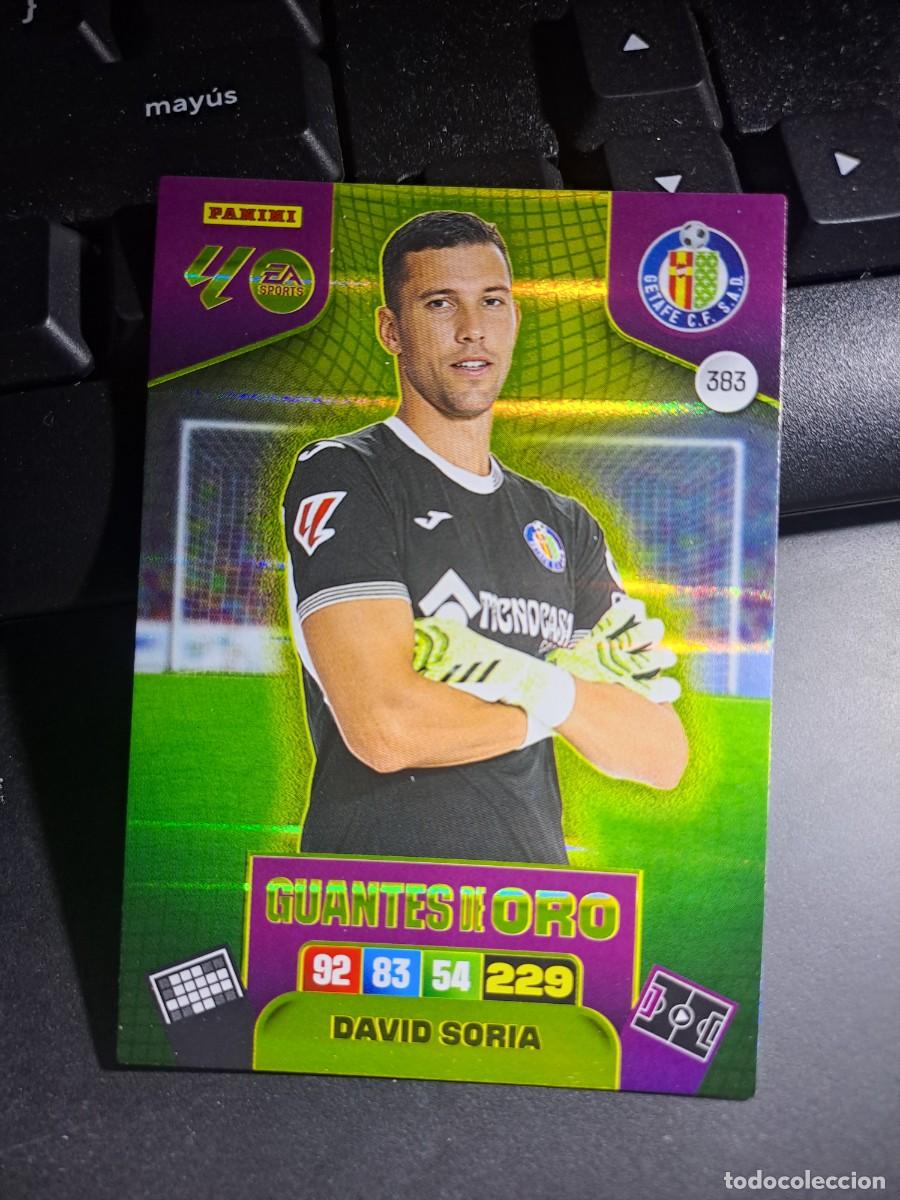 Coleccionismo Cromos antiguos: ADRENALYN XL DAVID SORIA 383 GUANTES DE ORO 383 GETAFE CROMO LIGA 2025 2026 25 26 PANINI