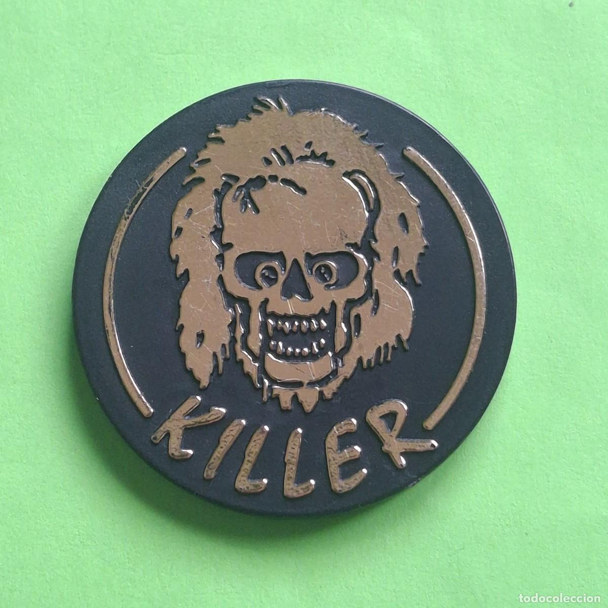 Collectable Antique Stickers: TAZO KILLER - OFFICIAL W.C.F. CAPS CAP - CALAVERA DORADO