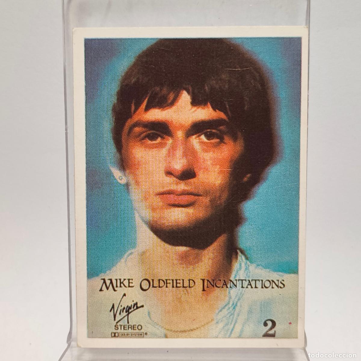 Coleccionismo Cromos antiguos: CROMO DE MIKE OLDFIELD SIN PEGAR N&ordm; 130 A&Ntilde;O 1982 DEL ALBUM SHOW DE ESTRELLAS DE MAGA F2
