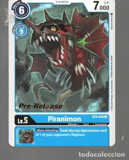 Coleccionismo Cromos antiguos: CROMO DE DIGIMON CARD GANE PIRANIMON DE JAPON