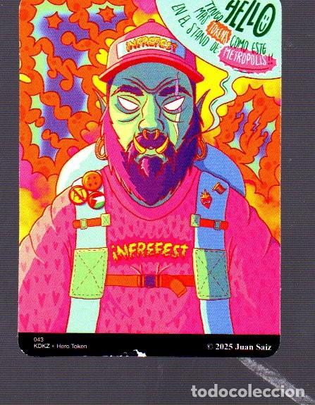 Coleccionismo Cromos antiguos: CROMO DE BURGOS METERED HELLO INFRAES DEL A&Ntilde;O 2025
