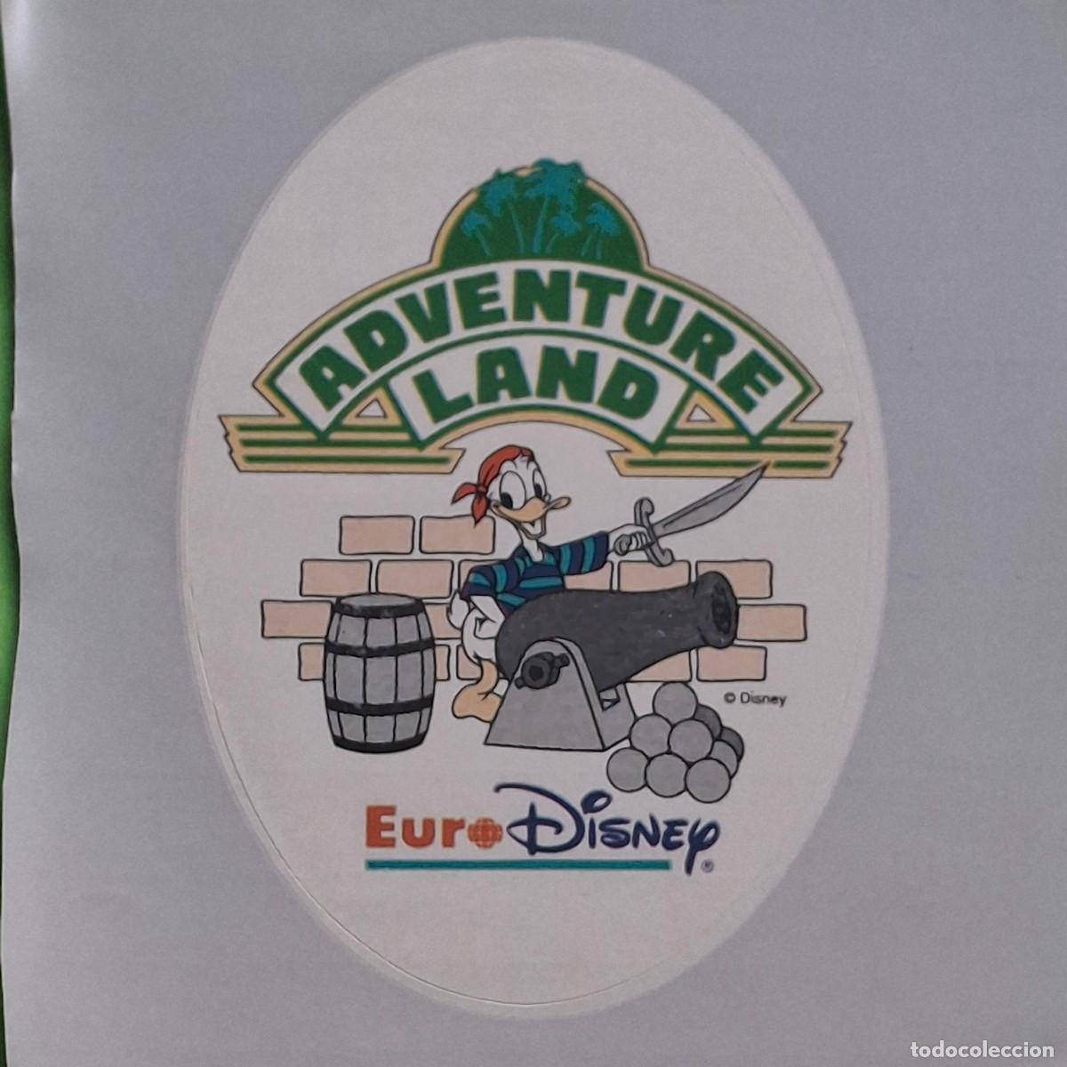 Coleccionismo Cromos antiguos: EURODISNEY EURO DISNEY - ADVENTURE LAND - CROMO PEGATINA