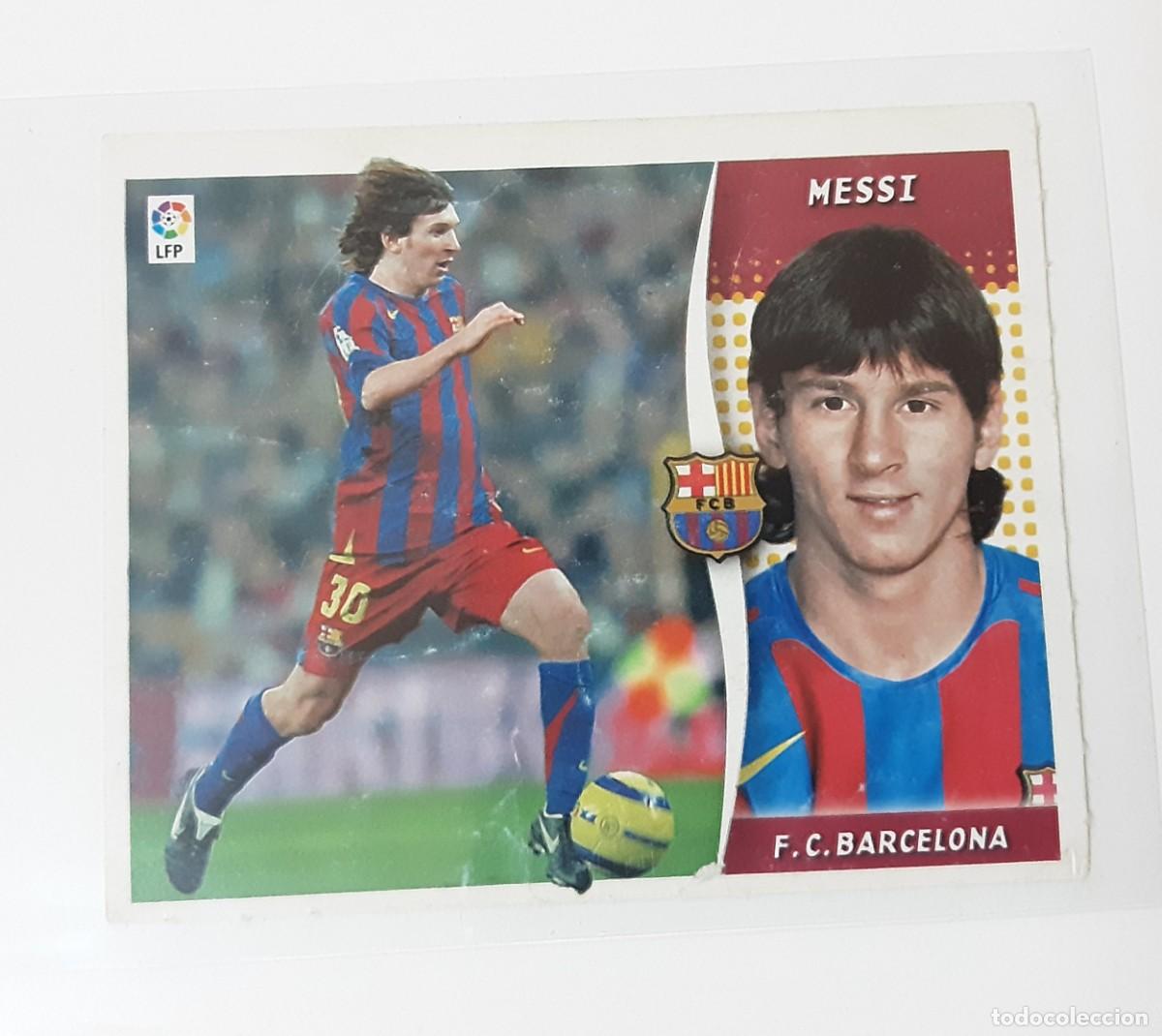 Coleccionismo Cromos antiguos: Messi barcelona liga este 06 07 sin pegar