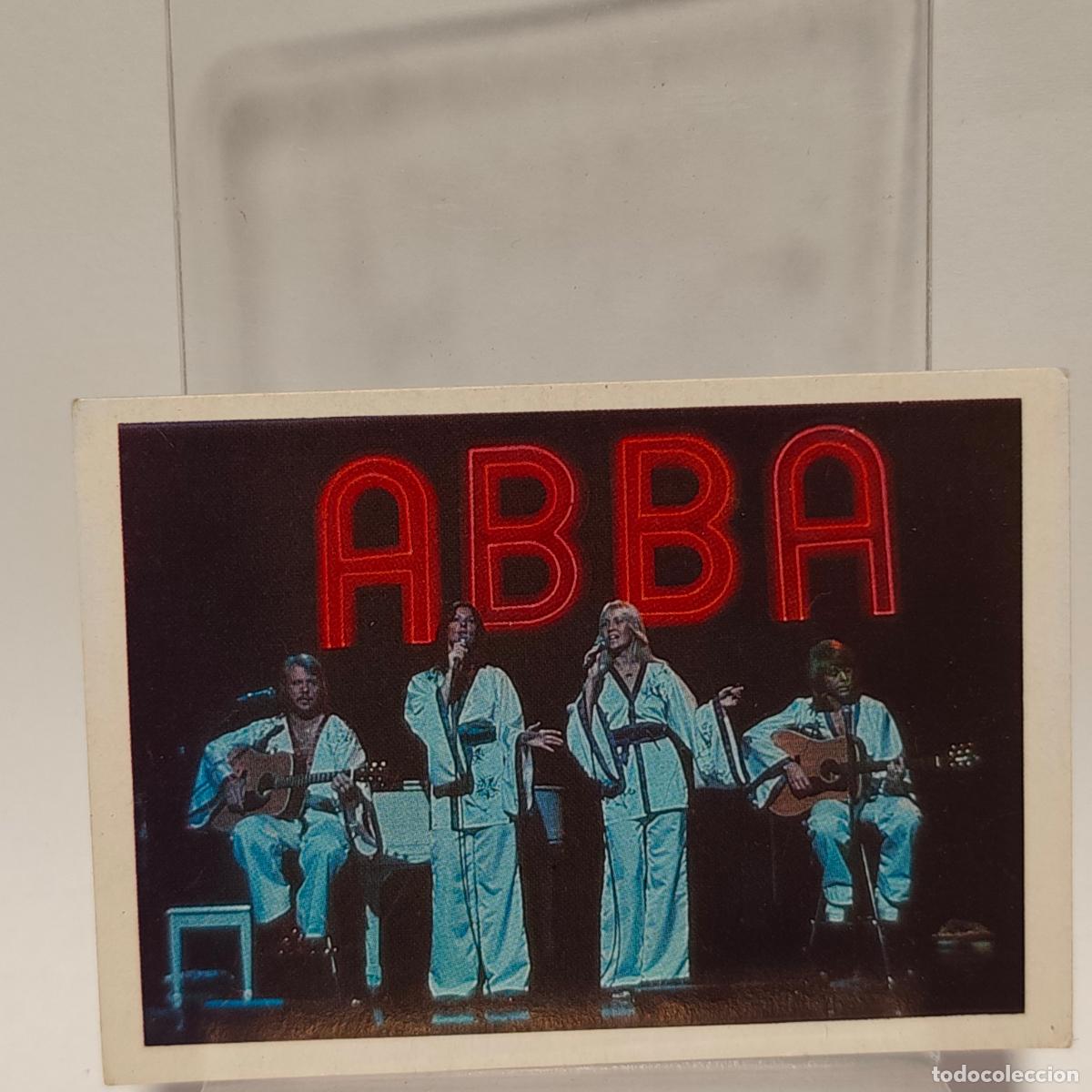 Coleccionismo Cromos antiguos: CROMO DE ABBA SIN PEGAR N&ordm; 67 A&Ntilde;O 1982 DEL ALBUM SHOW DE ESTRELLAS DE MAGA - Nunca pegado F2
