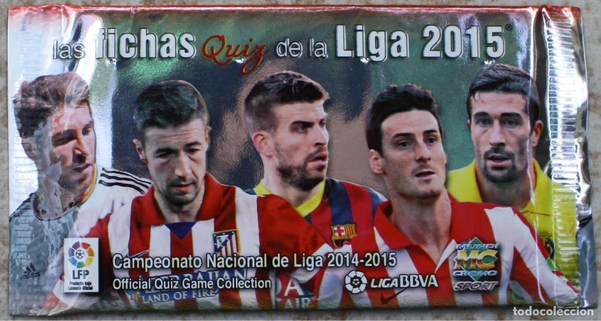 Coleccionismo Cromos antiguos: Sobre de cromos sin abrir Las Fichas Quiz Liga 2015