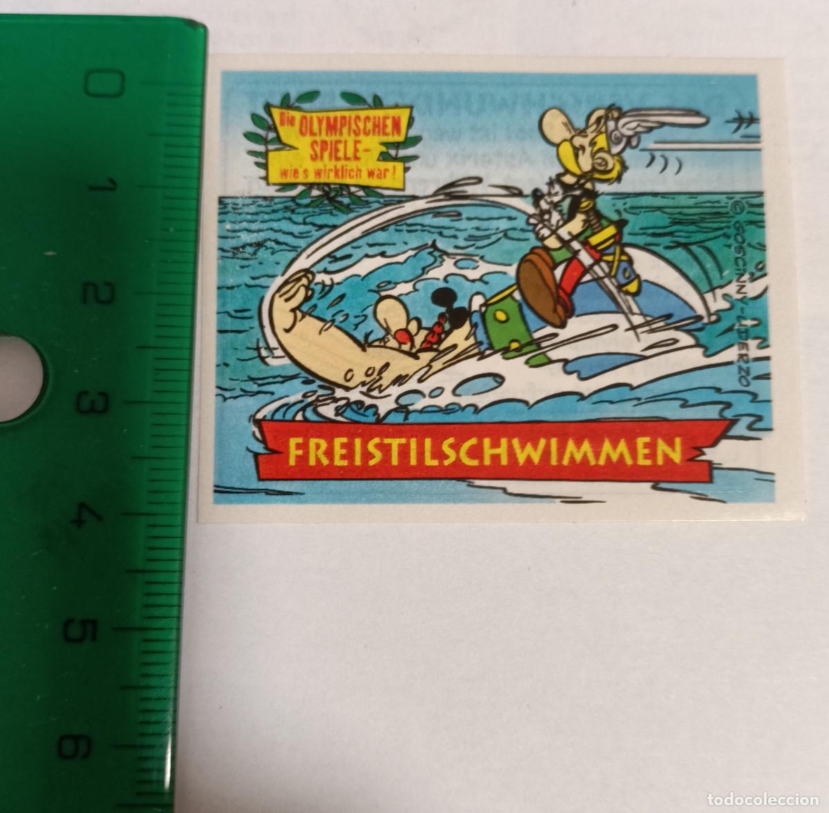 Coleccionismo Cromos antiguos: ferrero estampa sticker cromo nutella asterix escena estampita antigua alemania aleman obelix