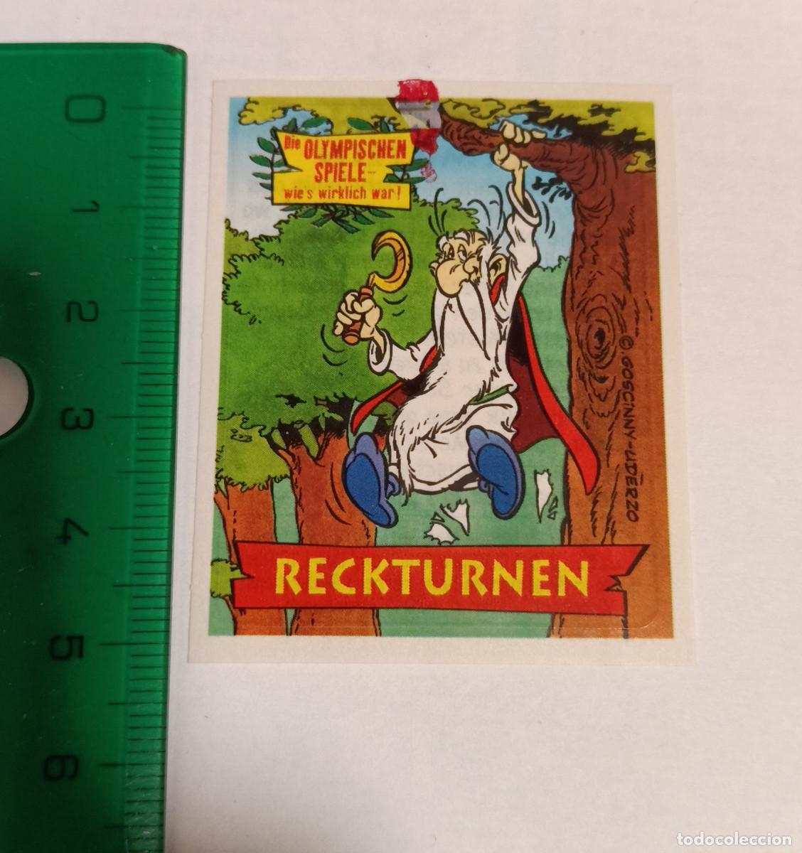 Coleccionismo Cromos antiguos: ferrero estampa sticker cromo nutella asterix escena estampita antigua alemania aleman panoramix