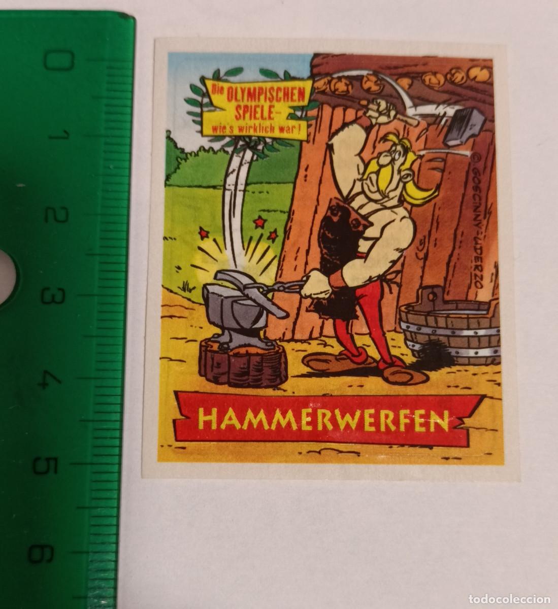 Coleccionismo Cromos antiguos: ferrero estampa sticker cromo nutella asterix escena estampita antigua alemania aleman esautomatix