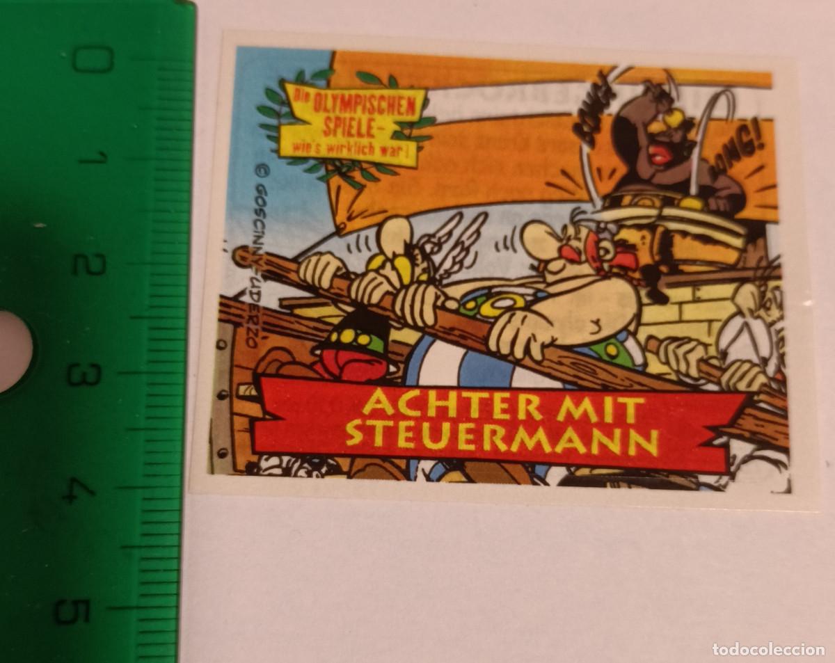 Coleccionismo Cromos antiguos: ferrero estampa sticker cromo nutella asterix escena estampita alemania aleman obelix galera
