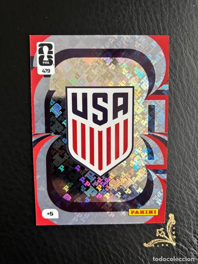 Coleccionismo Cromos antiguos: 479 ESCUDO USA EEUU FIFA WORLD CUP ADRENALYN MUNDIAL 2026 26 PANINI
