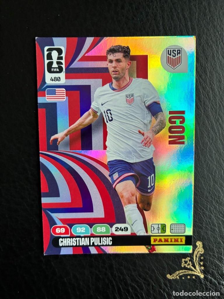 Coleccionismo Cromos antiguos: 489 CHRISTIAN PULISIC USA EEUU FIFA WORLD CUP ADRENALYN MUNDIAL 2026 26 PANINI