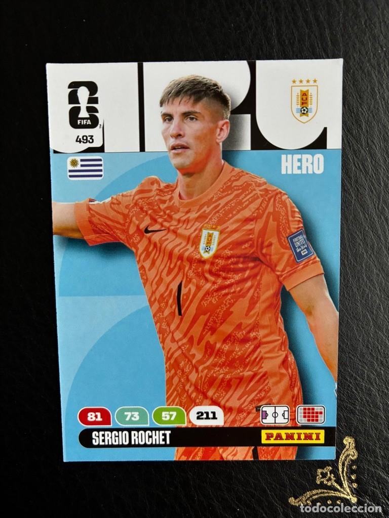 Coleccionismo Cromos antiguos: 493 SERGIO ROCHET URUGUAY FIFA WORLD CUP ADRENALYN MUNDIAL 2026 26 PANINI