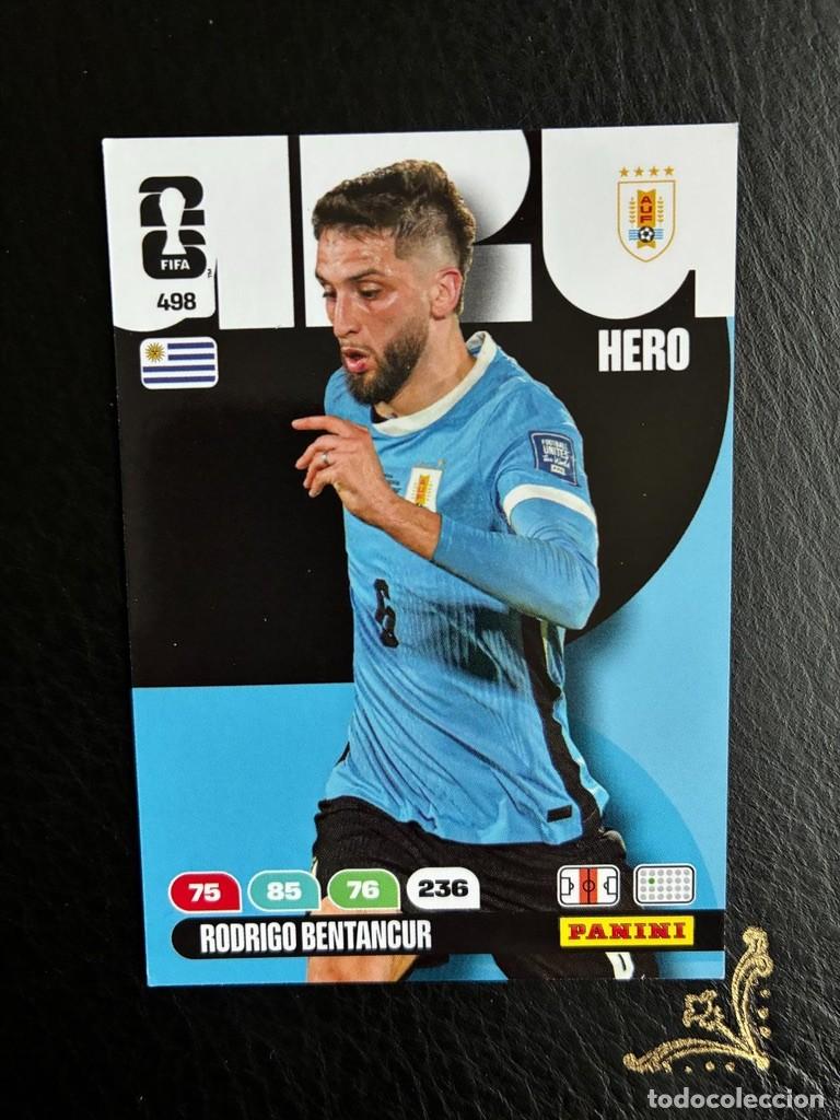 Coleccionismo Cromos antiguos: 498 RODRIGO BENTANCUR URUGUAY FIFA WORLD CUP ADRENALYN MUNDIAL 2026 26 PANINI
