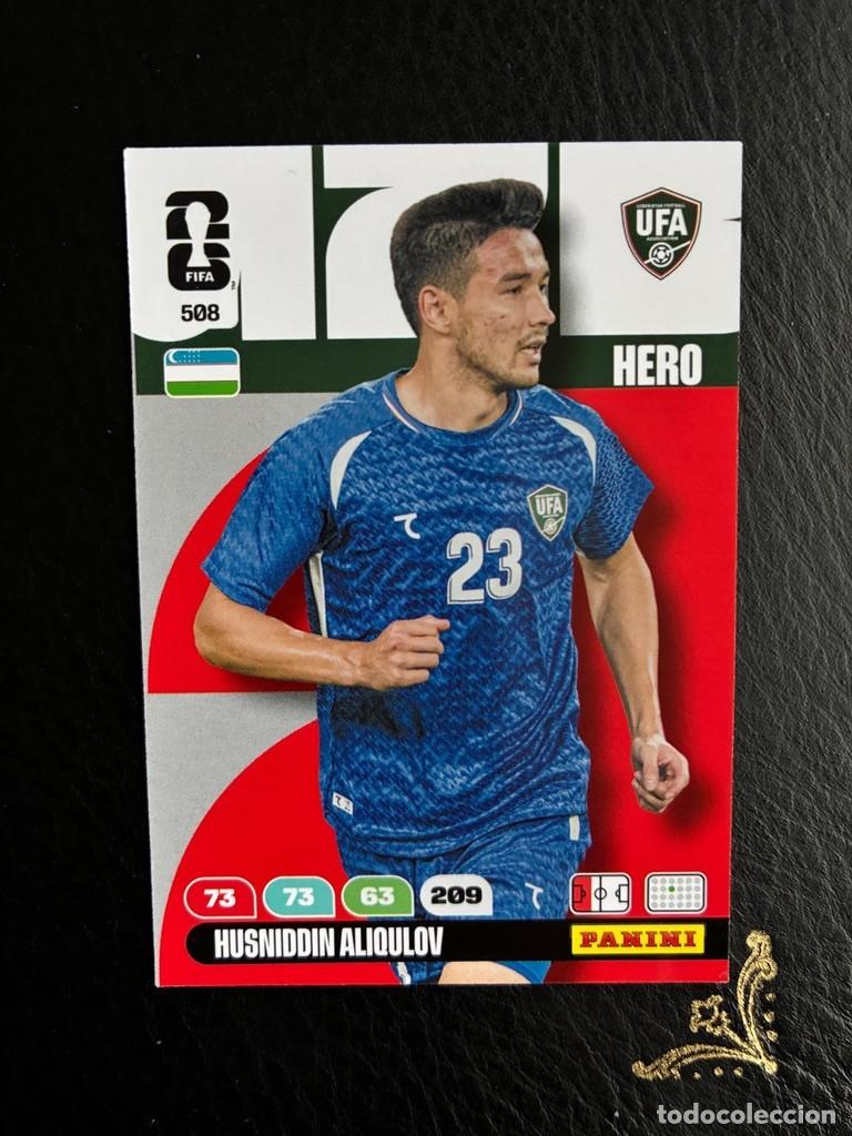 Coleccionismo Cromos antiguos: 508 HUSNIDDIN ALIQULOV UZBEKISTAN FIFA WORLD CUP ADRENALYN MUNDIAL 2026 26 PANINI