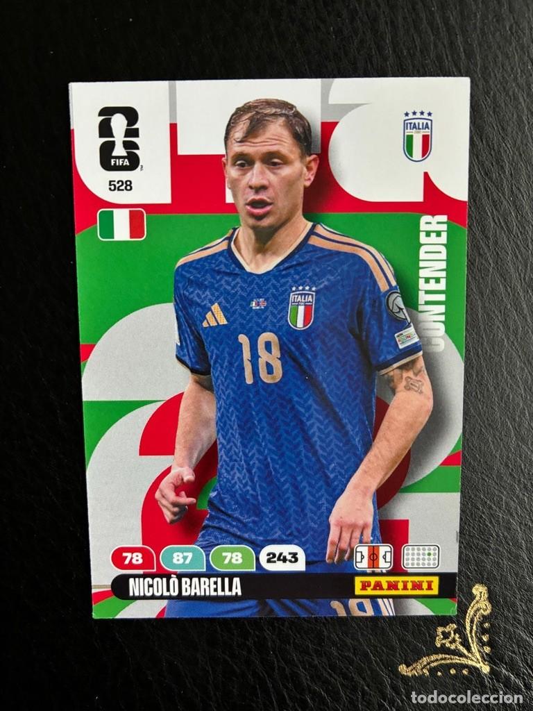 Coleccionismo Cromos antiguos: 528 NICOLO BARELLA CONTENDER ITALIA FIFA WORLD CUP ADRENALYN MUNDIAL 2026 26 PANINI