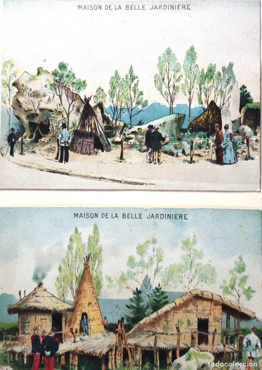 Collezionismo Figurine antiche: Cromos publicitarios Belle Jardini&egrave;re Par&iacute;s s.XIX cromolitograf&iacute;a francesa lote antiguo