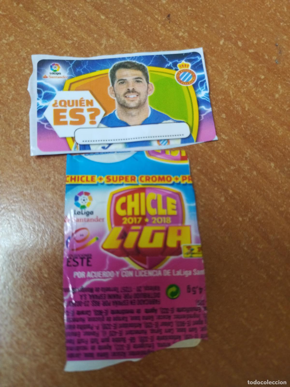 Coleccionismo Cromos antiguos: CROMO CHICLES LIGA ESTE 2017/2018 &iquest;QUIEN ES ? ( ESPA&Ntilde;OL )