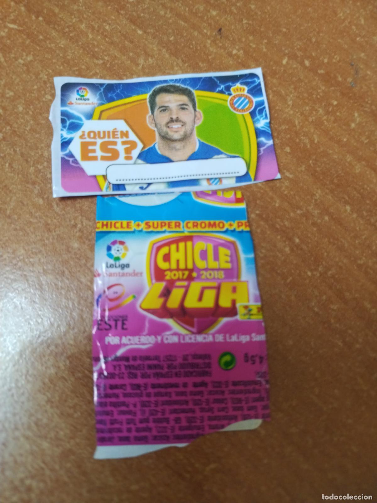 Coleccionismo Cromos antiguos: CROMO CHICLES LIGA ESTE 2017/2018 &iquest;QUIEN ES ? ( ESPA&Ntilde;OL )