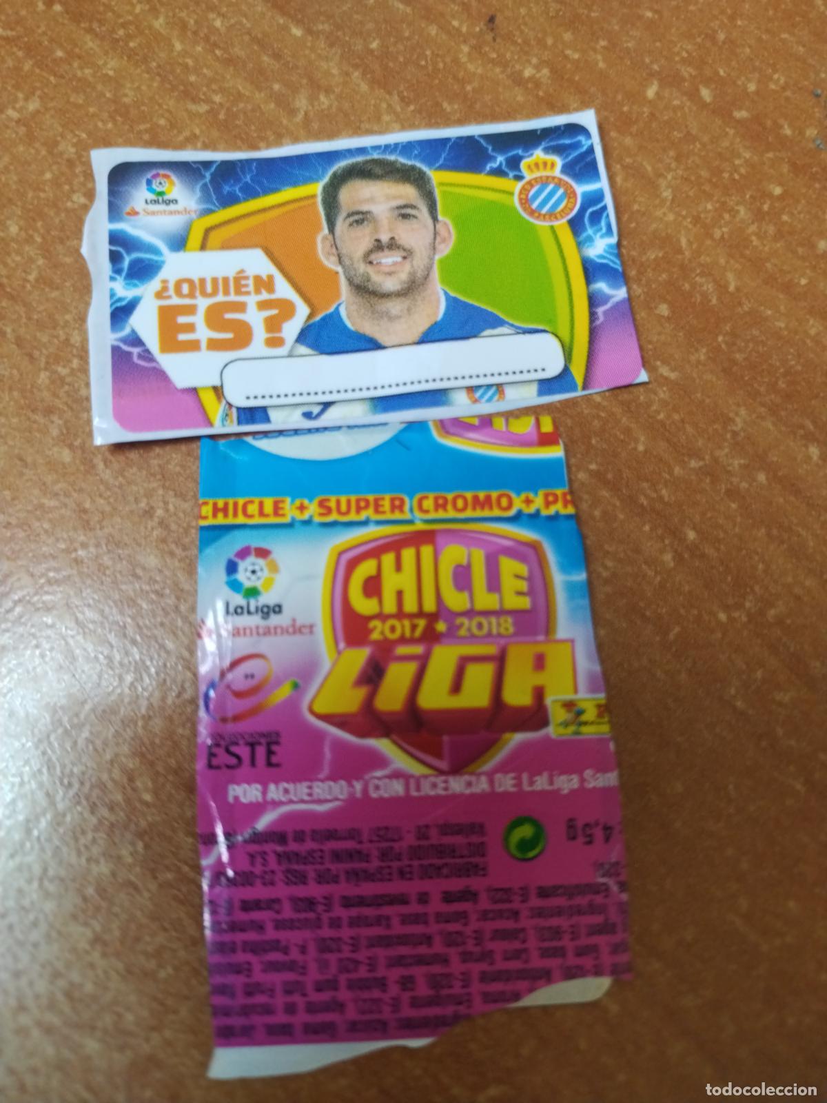 Coleccionismo Cromos antiguos: CROMO CHICLES LIGA ESTE 2017/2018 &iquest;QUIEN ES ? ( ESPA&Ntilde;OL )