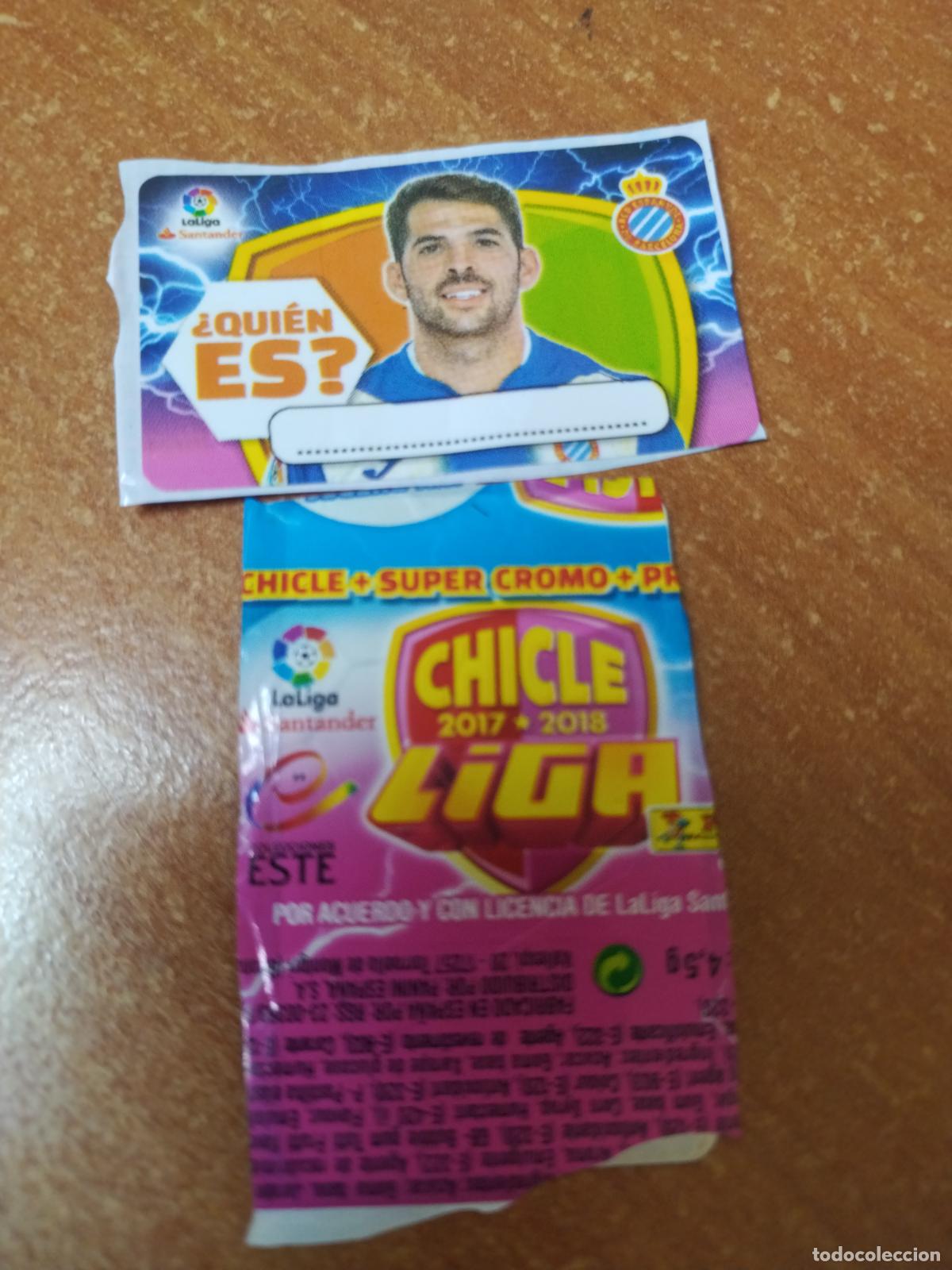 Coleccionismo Cromos antiguos: CROMO CHICLES LIGA ESTE 2017/2018 &iquest;QUIEN ES ? ( ESPA&Ntilde;OL )