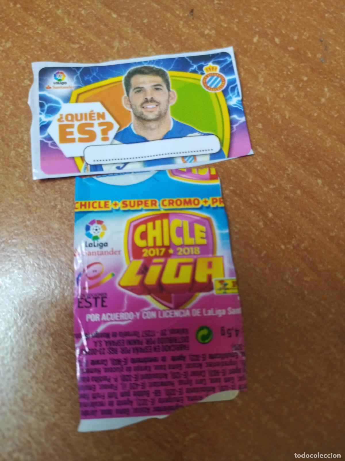 Coleccionismo Cromos antiguos: CROMO CHICLES LIGA ESTE 2017/2018 &iquest;QUIEN ES ? ( ESPA&Ntilde;OL )