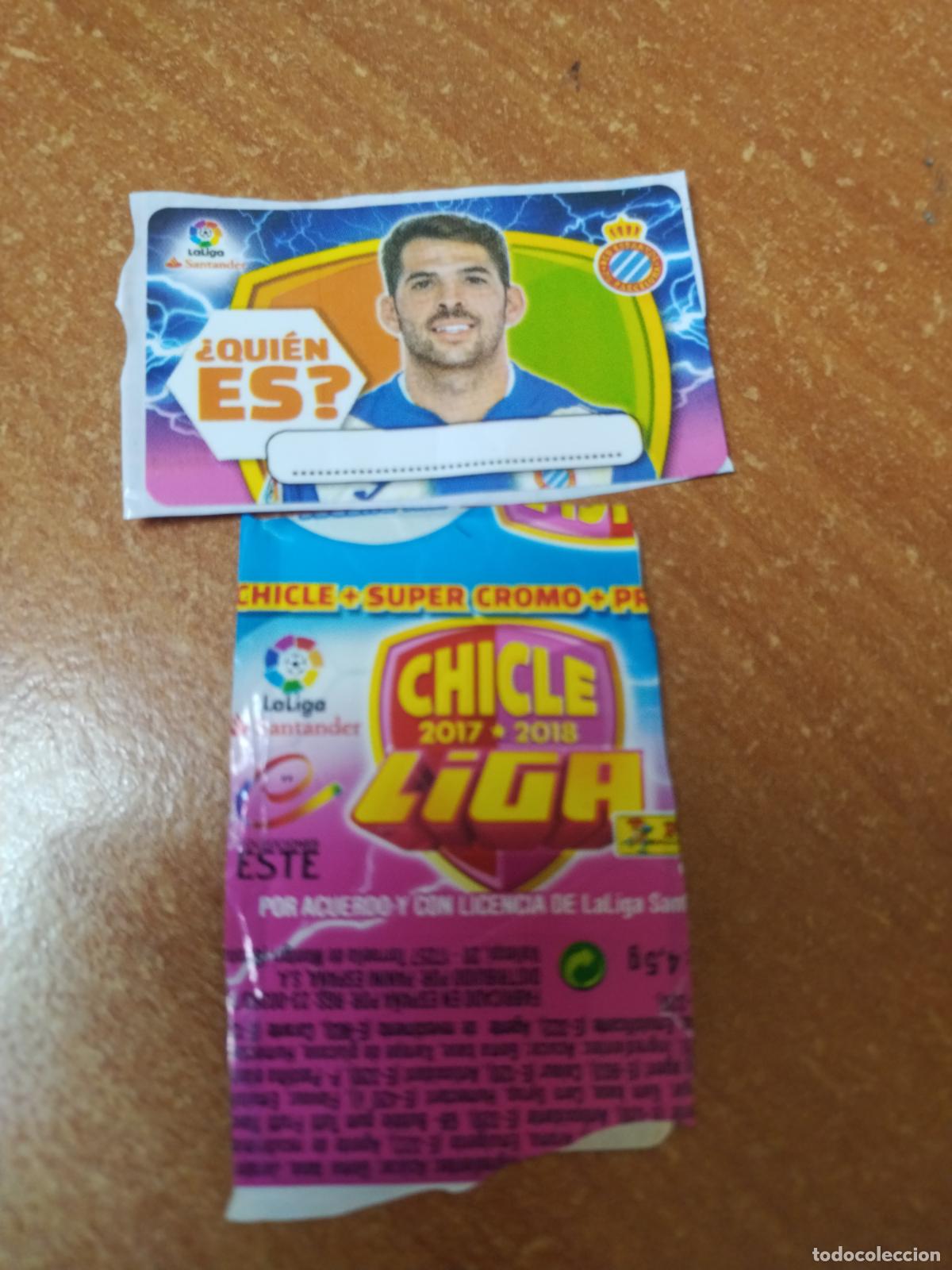 Coleccionismo Cromos antiguos: CROMO CHICLES LIGA ESTE 2017/2018 &iquest;QUIEN ES ? ( ESPA&Ntilde;OL )