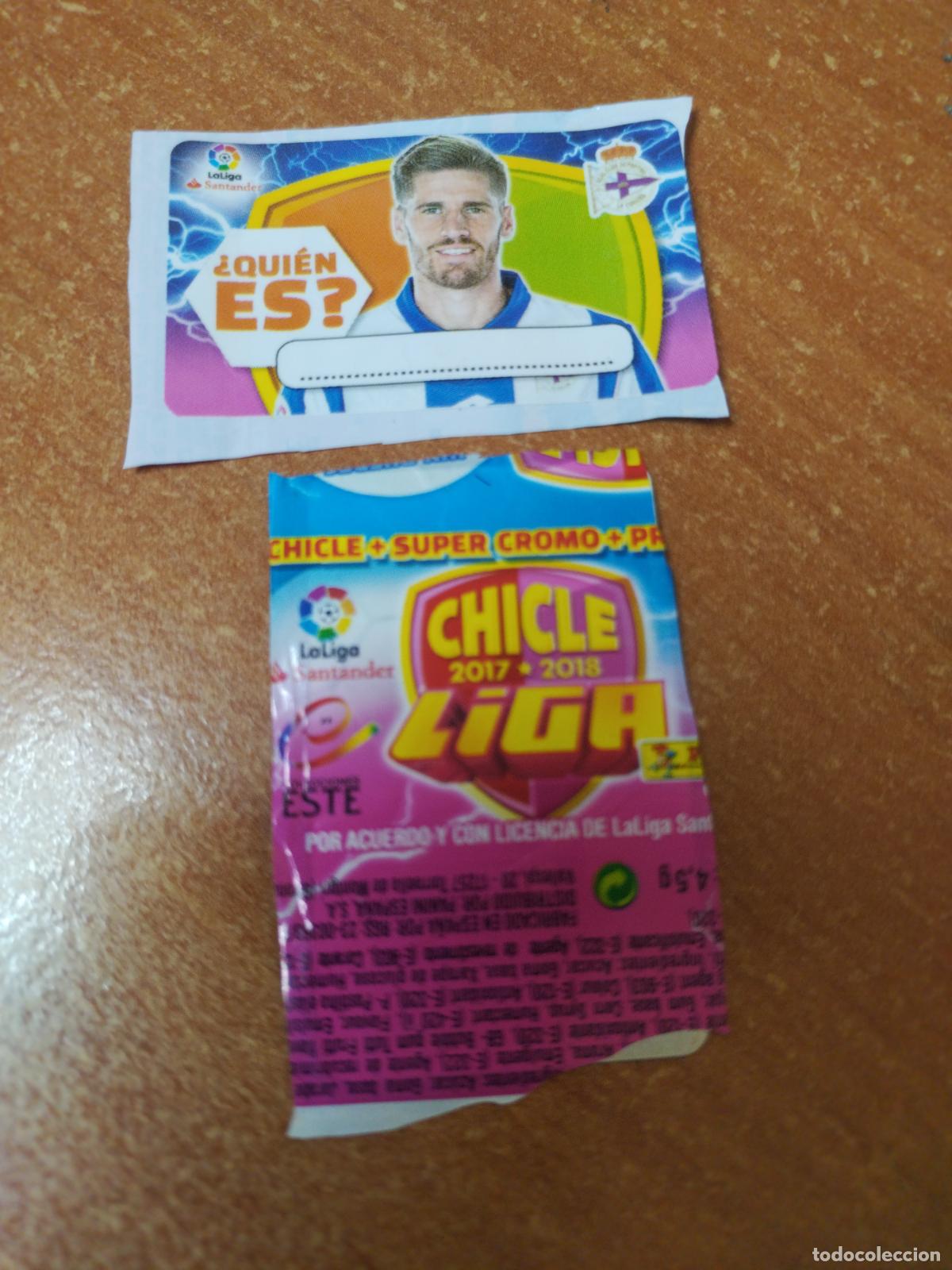 Coleccionismo Cromos antiguos: CROMO CHICLES LIGA ESTE 2017/2018 &iquest;QUIEN ES ? ( DEPORTIVO DE LA CORU&Ntilde;A )
