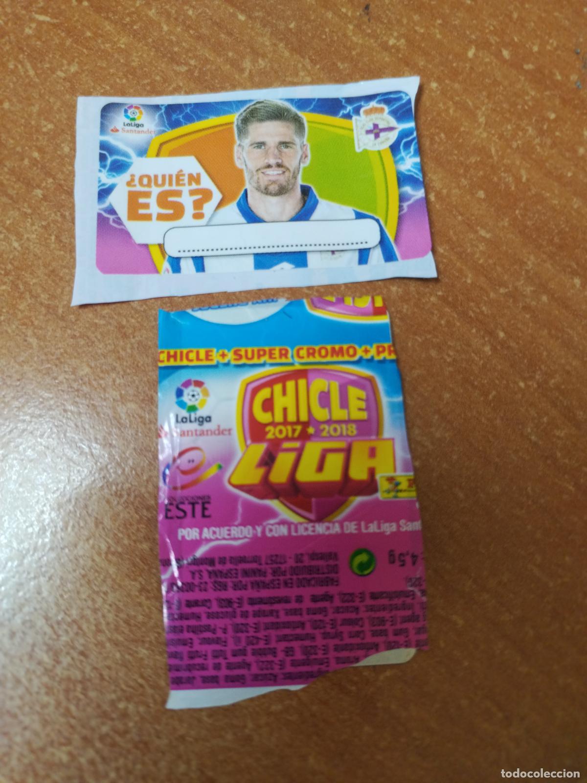 Coleccionismo Cromos antiguos: CROMO CHICLES LIGA ESTE 2017/2018 &iquest;QUIEN ES ? ( DEPORTIVO DE LA CORU&Ntilde;A )
