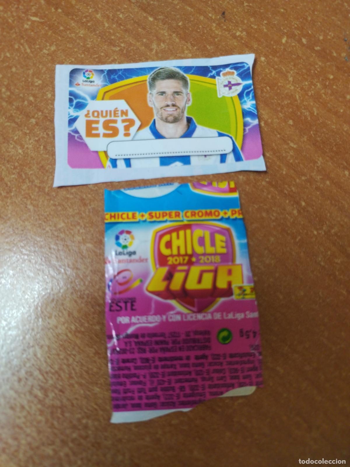 Coleccionismo Cromos antiguos: CROMO CHICLES LIGA ESTE 2017/2018 &iquest;QUIEN ES ? ( DEPORTIVO DE LA CORU&Ntilde;A )