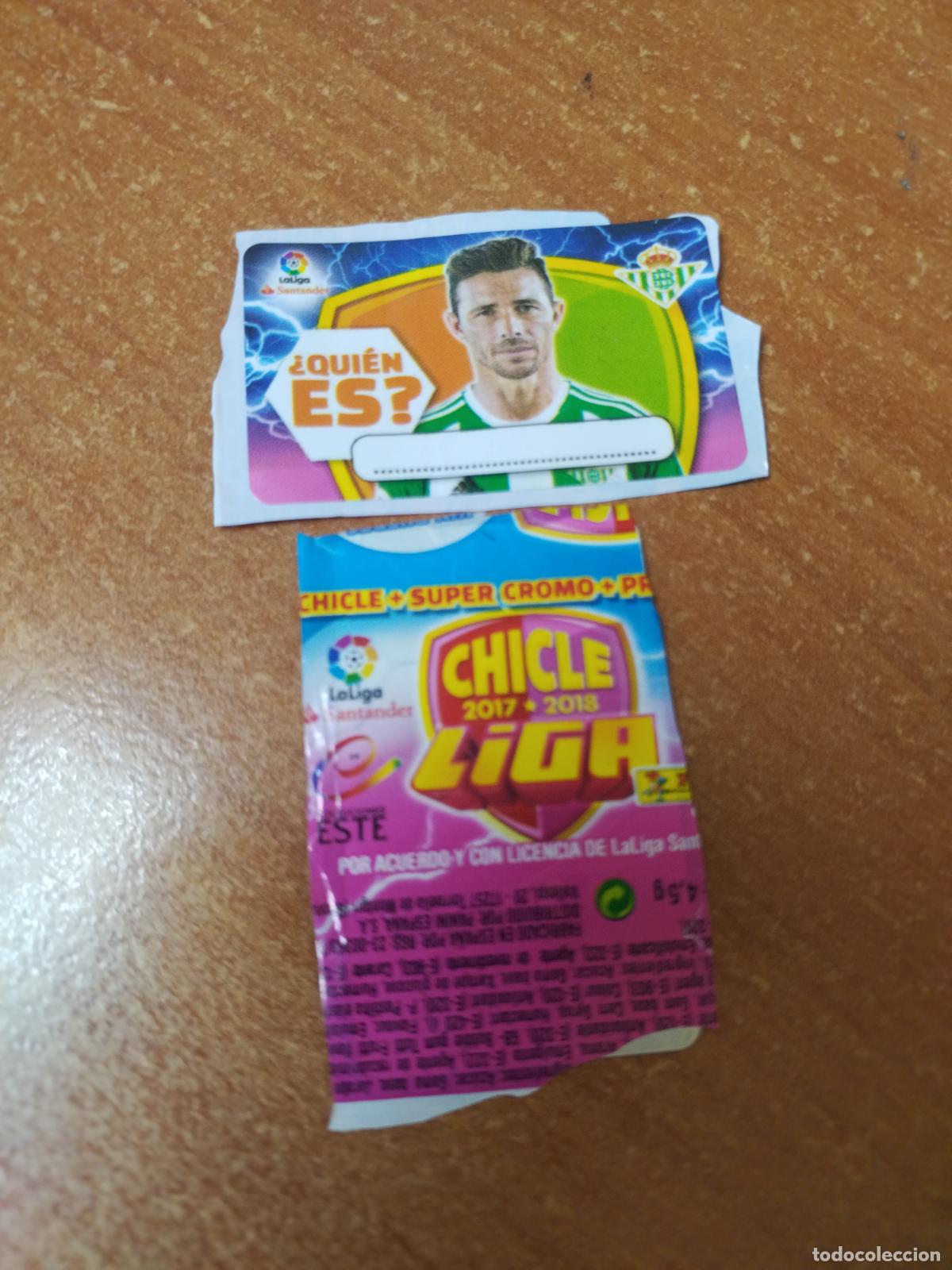 Coleccionismo Cromos antiguos: CROMO CHICLES LIGA ESTE 2017/2018 &iquest;QUIEN ES ? ( BETIS )