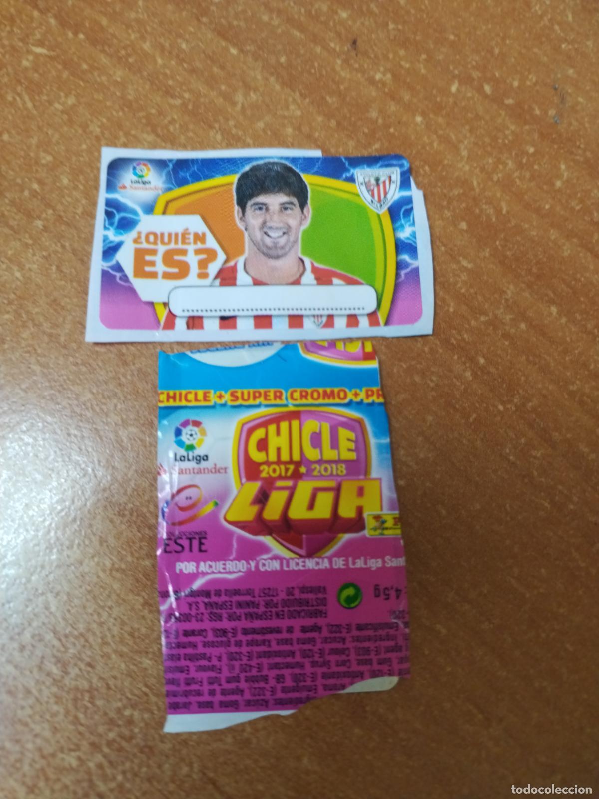 Coleccionismo Cromos antiguos: CROMO CHICLES LIGA ESTE 2017/2018 &iquest;QUIEN ES ? ( BILBAO )
