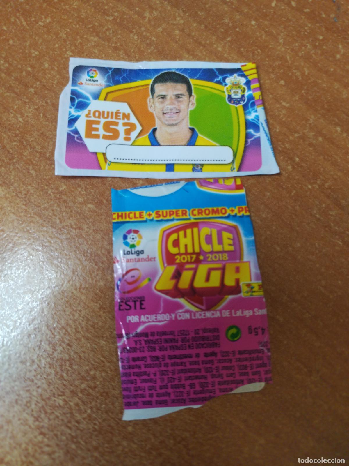 Collezionismo Figurine antiche: CROMO CHICLES LIGA ESTE 2017/2018 &iquest;QUIEN ES ? ( LAS PALMAS )