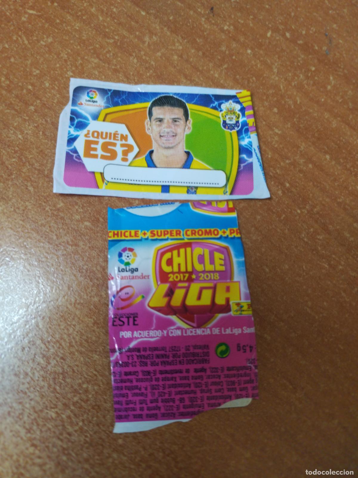 Collezionismo Figurine antiche: CROMO CHICLES LIGA ESTE 2017/2018 &iquest;QUIEN ES ? ( LAS PALMAS )