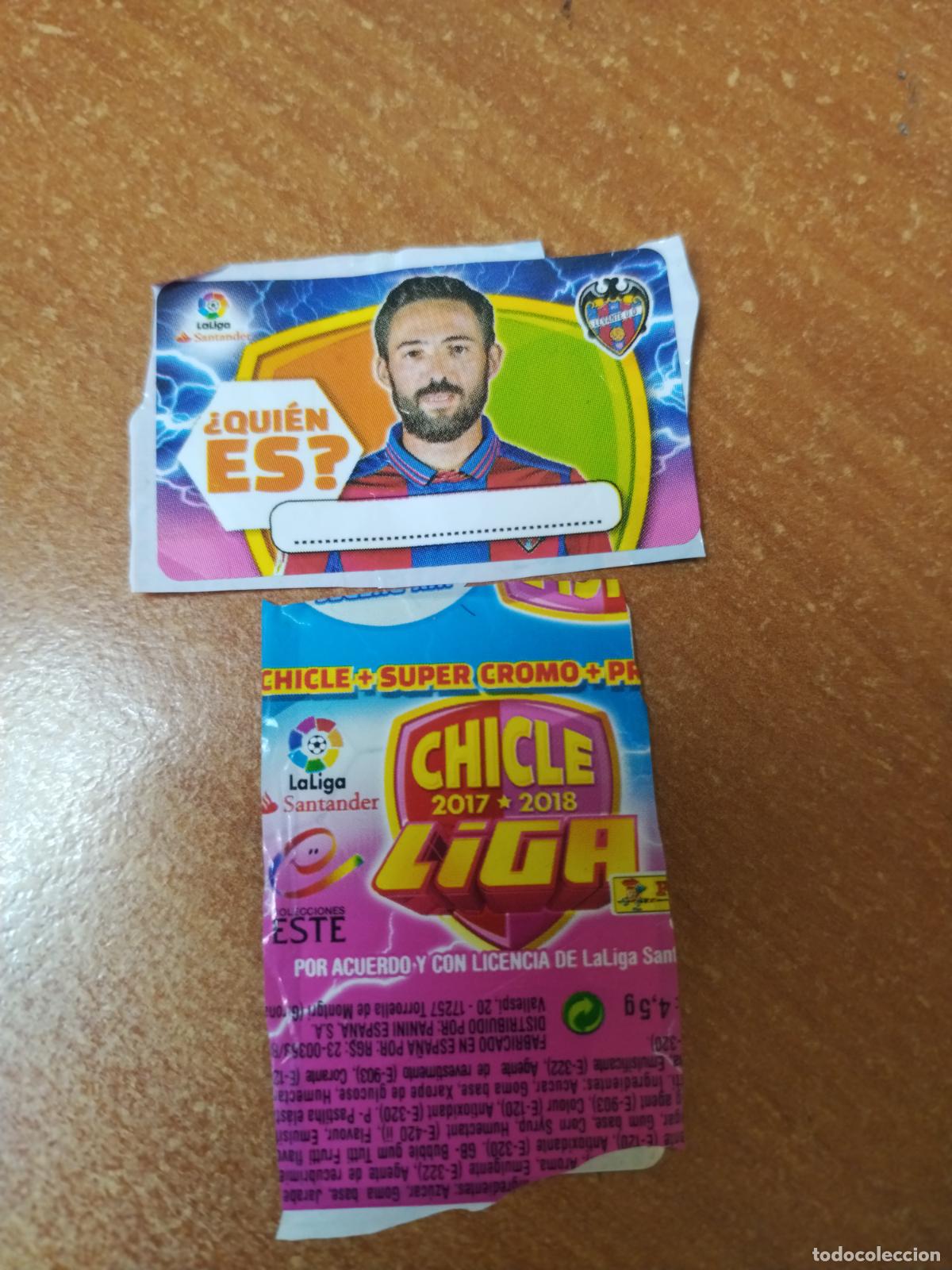 Collezionismo Figurine antiche: CROMO CHICLES LIGA ESTE 2017/2018 &iquest;QUIEN ES ? ( LEVANTE )