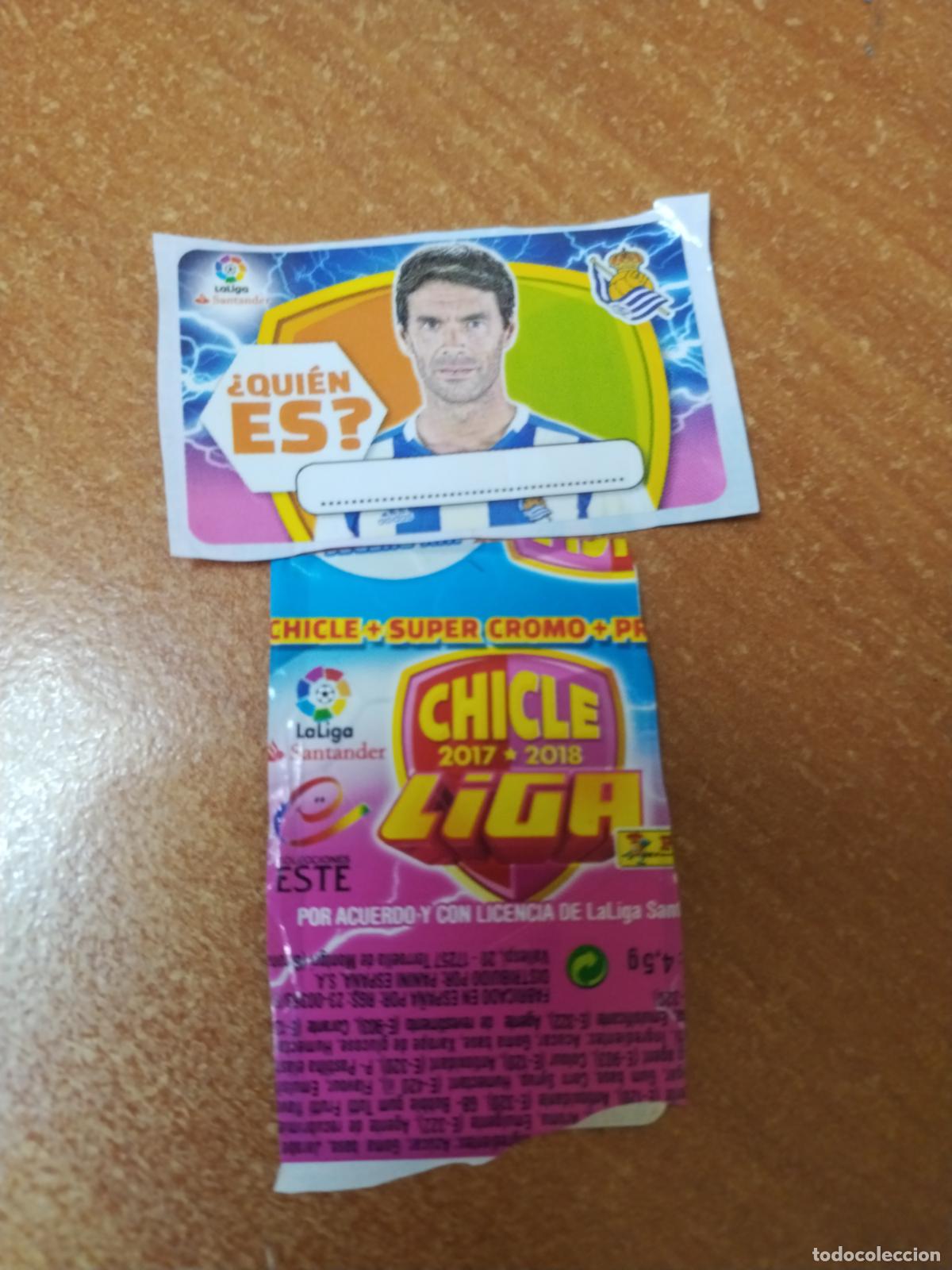 Sammeln alte Sammelbilder: CROMO CHICLES LIGA ESTE 2017/2018 &iquest;QUIEN ES ? ( REAL SOCIEDAD )