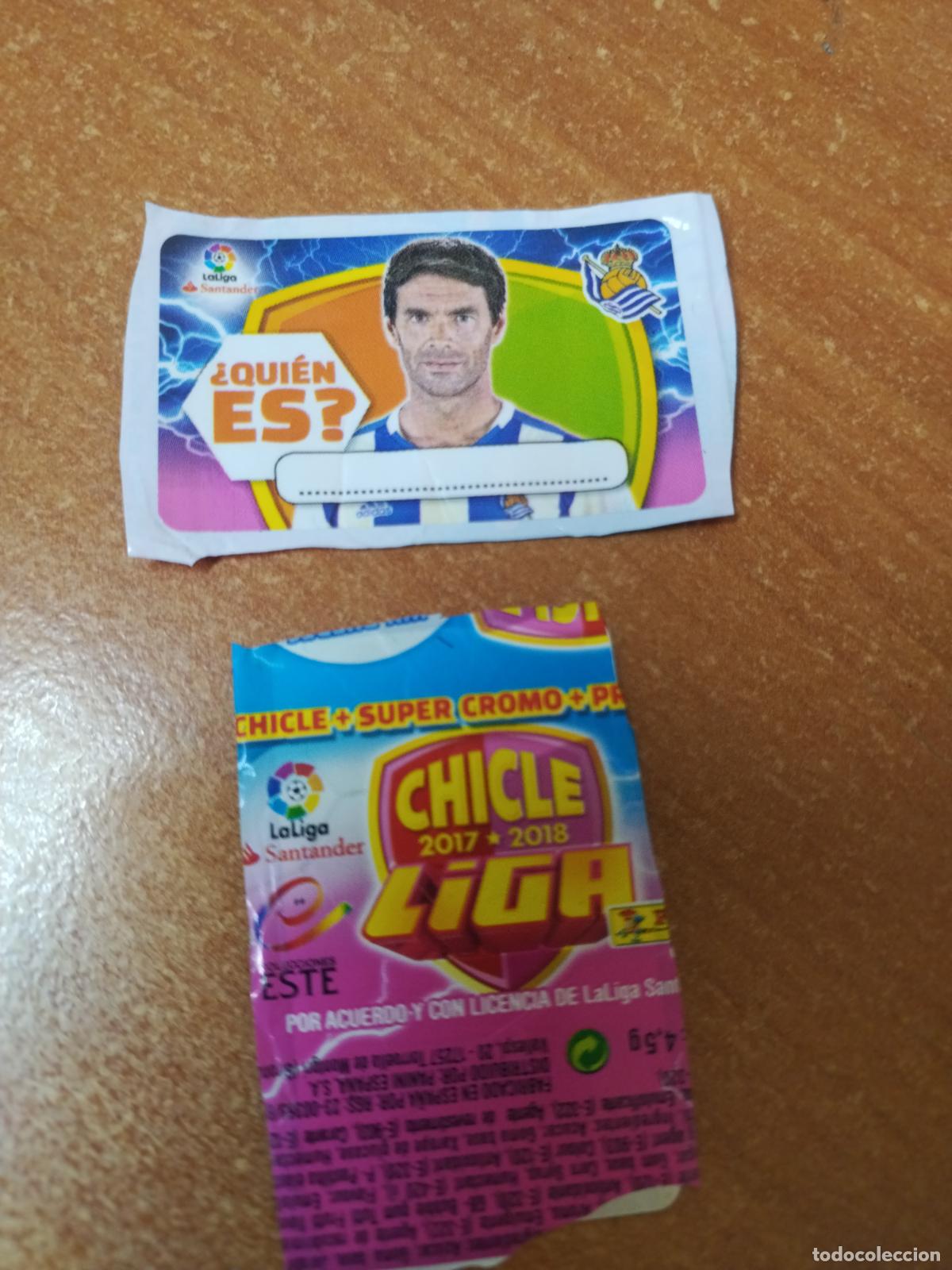 Sammeln alte Sammelbilder: CROMO CHICLES LIGA ESTE 2017/2018 &iquest;QUIEN ES ? ( REAL SOCIEDAD )