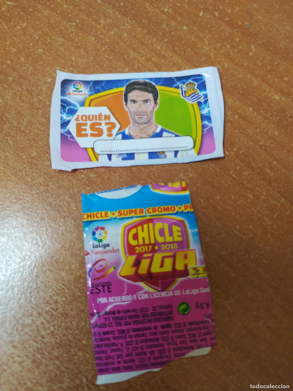 Sammeln alte Sammelbilder: CROMO CHICLES LIGA ESTE 2017/2018 &iquest;QUIEN ES ? ( REAL SOCIEDAD )