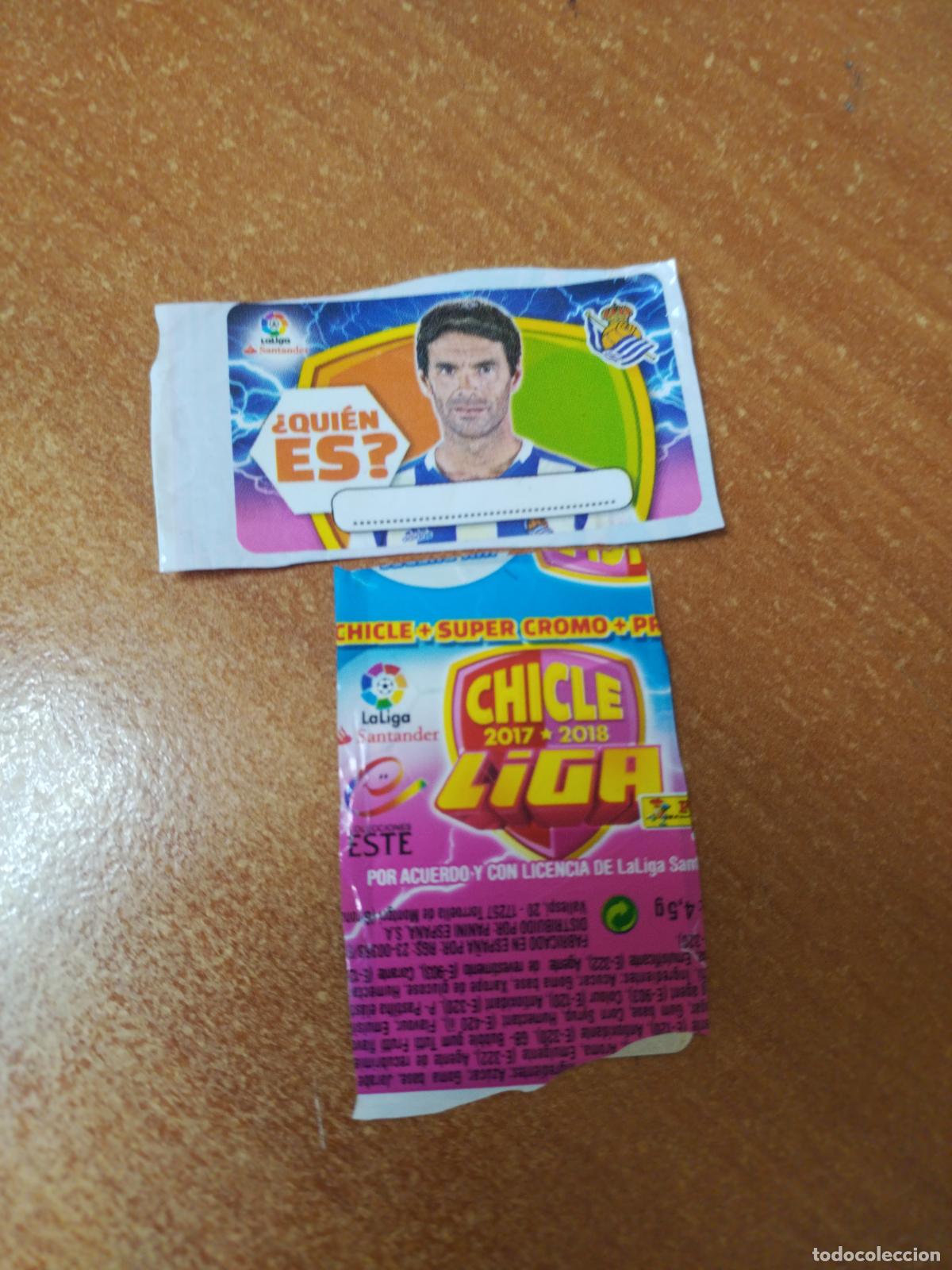 Sammeln alte Sammelbilder: CROMO CHICLES LIGA ESTE 2017/2018 &iquest;QUIEN ES ? ( REAL SOCIEDAD )