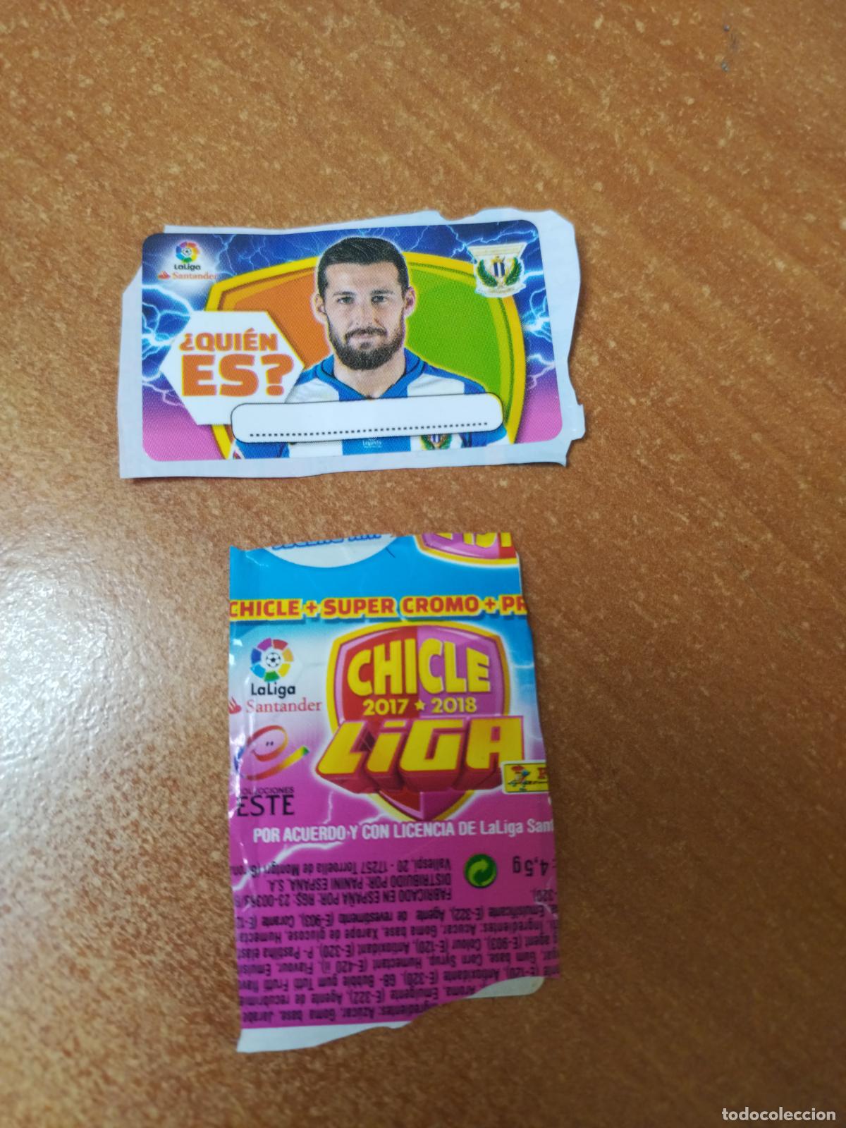 Sammeln alte Sammelbilder: CROMO CHICLES LIGA ESTE 2017/2018 &iquest;QUIEN ES ? ( LEGANES )