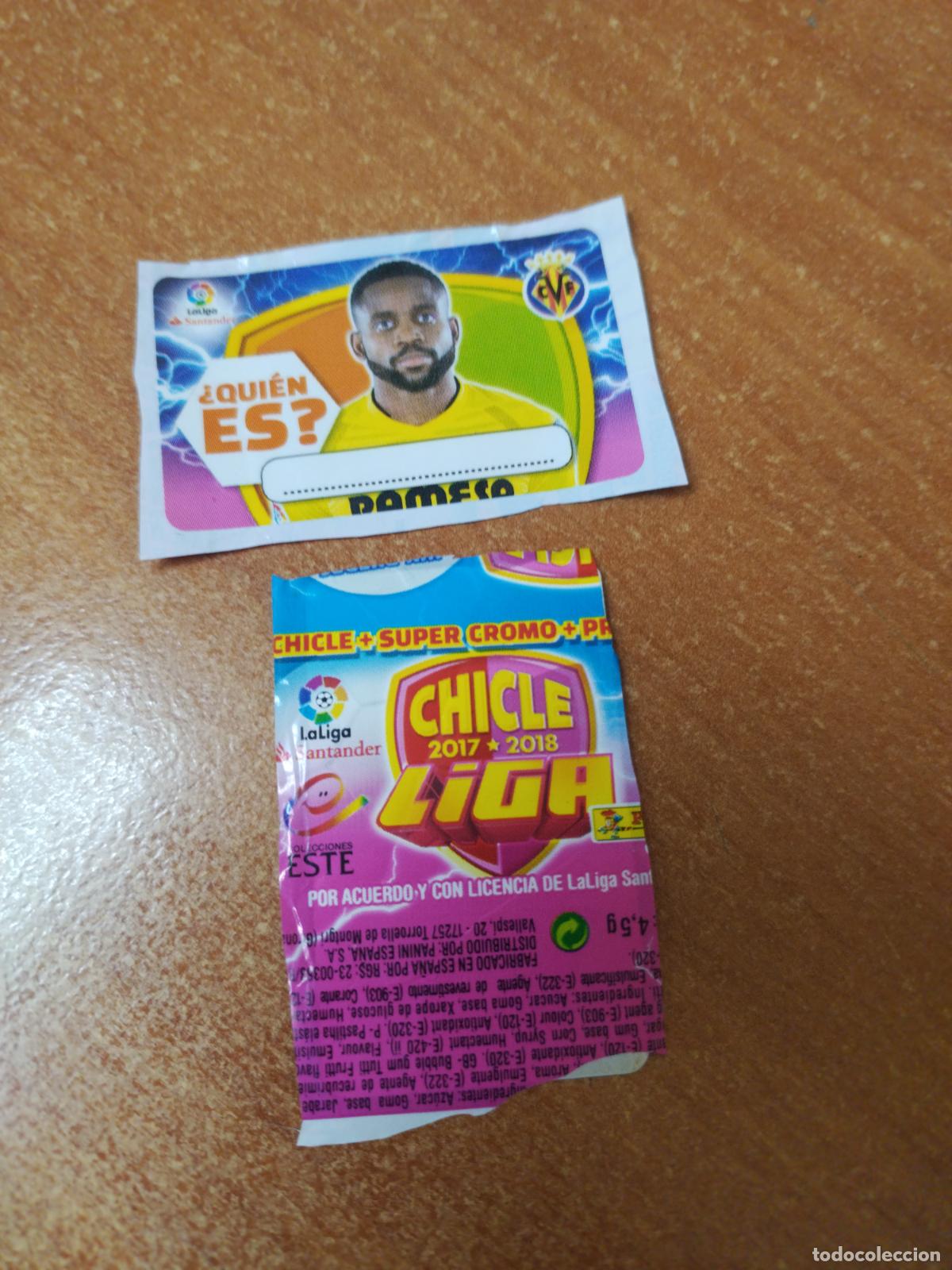 Sammeln alte Sammelbilder: CROMO CHICLES LIGA ESTE 2017/2018 &iquest;QUIEN ES ? ( VILLAREAL )
